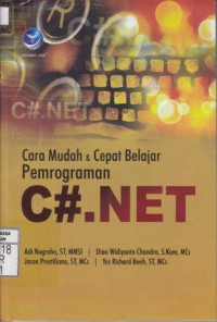 Cara Mudah dan Cepat Belajar Pemrograman C# .Net