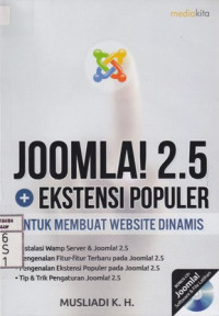 Joomla! 2.5 Plus Ekstensi Populer untuk Membuat Website Dinamis