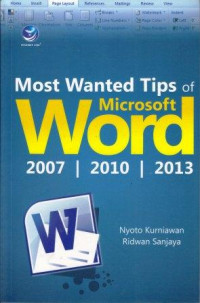 Most Wanted Tips of  Microsoft Word 2007/2010/2013
