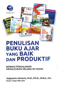 Penulisan Buku Ajar yang Baik dan Produktif