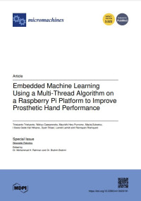 Embedded Machine Learning Using a Multi-Thread Algorithm on a Raspberry Pi Platform to Improve Prosthetic Hand Performance