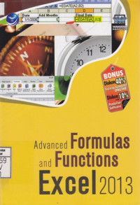 Advanced Formulas and Functions Excel 2013