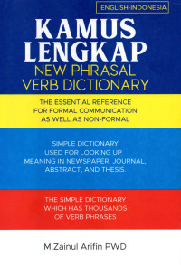 Kamus Lengkap New Phrasal Verb Dictionary