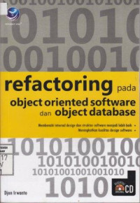 Refactoring pada Object Oriented Software dan Object Database